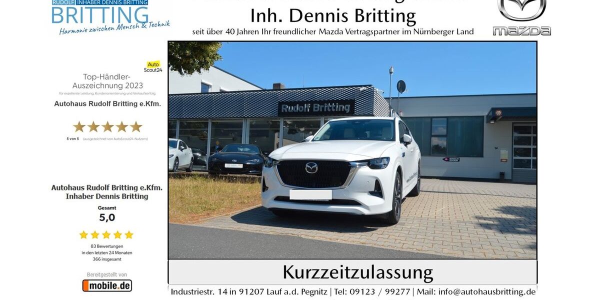 Mazda CX-60 12.000 km 52.490 &euro; Lauf 91207