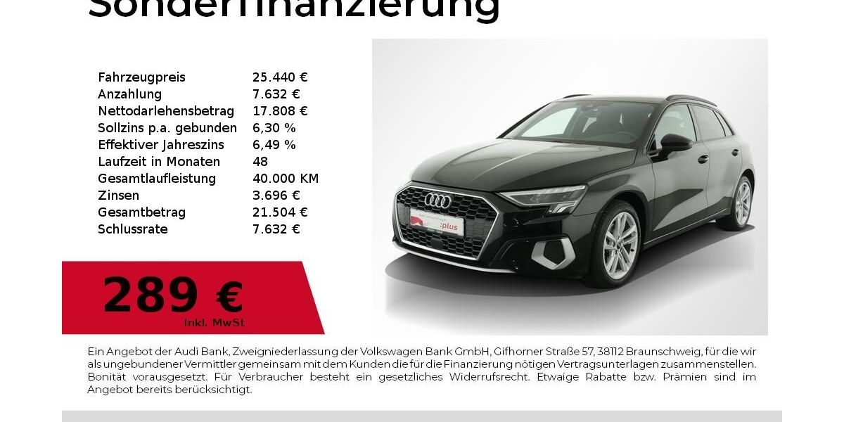 Audi A3 77.000 km 25.440 &euro; Nürnberg 90411