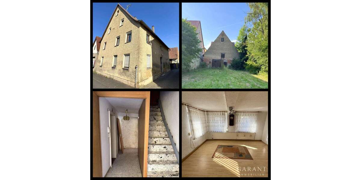 Einfamilienhaus Uehlfeld - 8 Zimmer, 187 m&sup2;, 159.000&euro; | Angebot:25435350