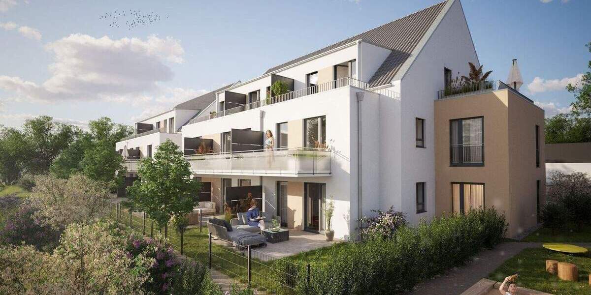 Terrassenwohnung Röthenbach an der Pegnitz Röthenbach - 3 Zimmer, 87 m&sup2;, 504.450&euro; | Angebot:25928307