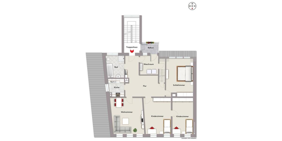 Dachgeschoßwohnung Altdorf bei Nürnberg - 4 Zimmer, 125 m&sup2;, 1.175&euro; | Angebot:25217778