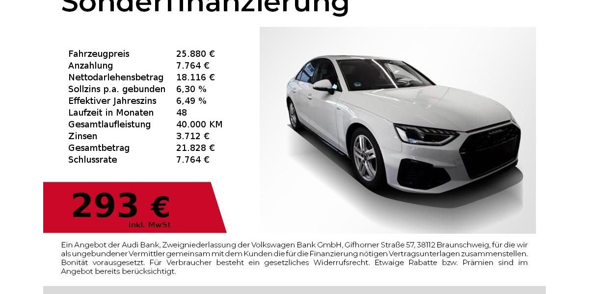 Audi A4 91.700 km 25.880 &euro; Nürnberg 90411