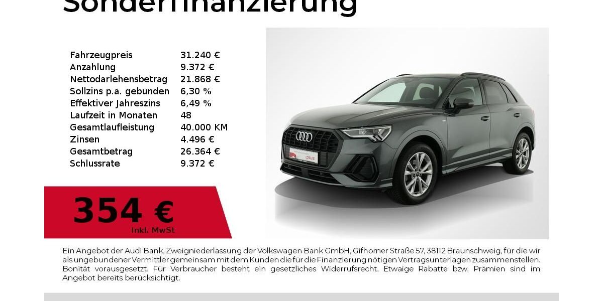 Audi Q3 24.600 km 31.240 &euro; Nürnberg 90411
