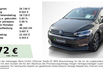 VW Touran 100.550 km 26.440 &euro; Nürnberg 90431
