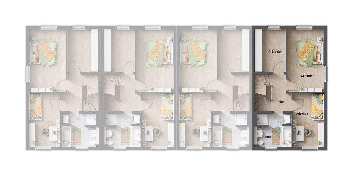 Reihenendhaus Forchheim - 5 Zimmer, 141 m&sup2;, 660.194&euro; | Angebot:25681344