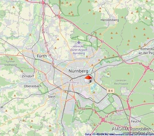 Etagenwohnung Nürnberg Gleißhammer - 6 Zimmer, 160 m&sup2;, 1.490&euro; | Angebot:25896001