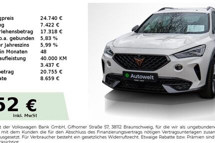 Cupra Formentor 18.950 km 24.740 &euro; Nürnberg 90431