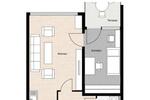 Erdgeschoßwohnung Erlangen Alterlangen - 2 Zimmer, 49 m&sup2;, 850&euro; | Angebot:27589986