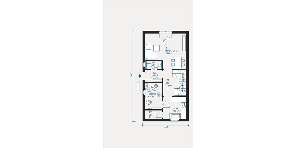 Individuell geplante Doppelhaushälfte in Nürnberg - Ihr neues Zuhause nach Wunsch - Doppelhaushälfte Nürnberg Zerzabelshof | Angebot:27285005
