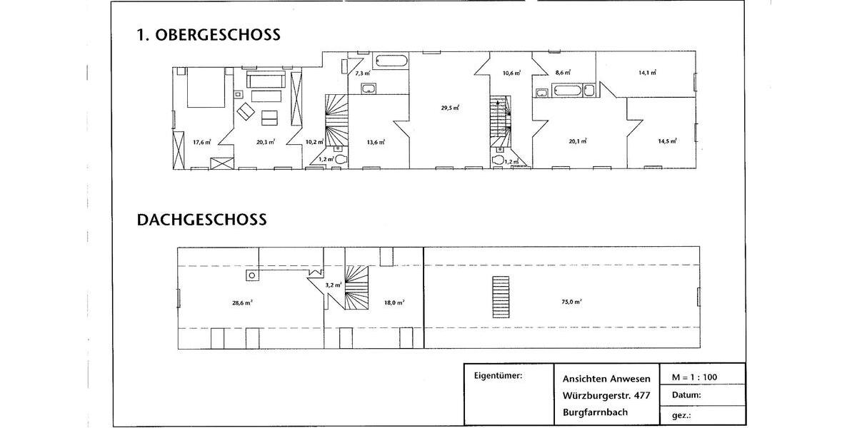 Mehrfamilienhaus, Wohnhaus Fürth Atzenhof - 16 Zimmer, 380 m&sup2;, 675.000&euro; | Angebot:26540459