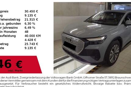 Audi Q4 e-tron 39.600 km 30.450 &euro; Nürnberg 90411