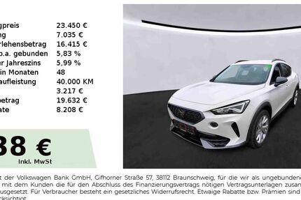 Cupra Formentor 29.450 km 23.220 &euro; Nürnberg 90431