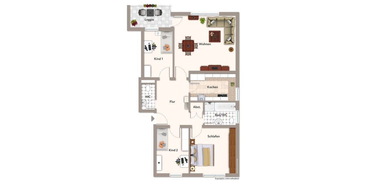 Etagenwohnung Uttenreuth - 4 Zimmer, 96 m&sup2;, 325.000&euro; | Angebot:25671215