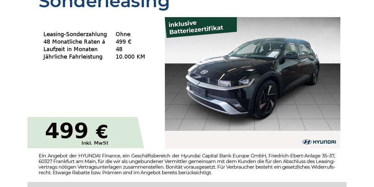 Hyundai IONIQ 5 19.116 km 34.950 &euro; Fürth 90763