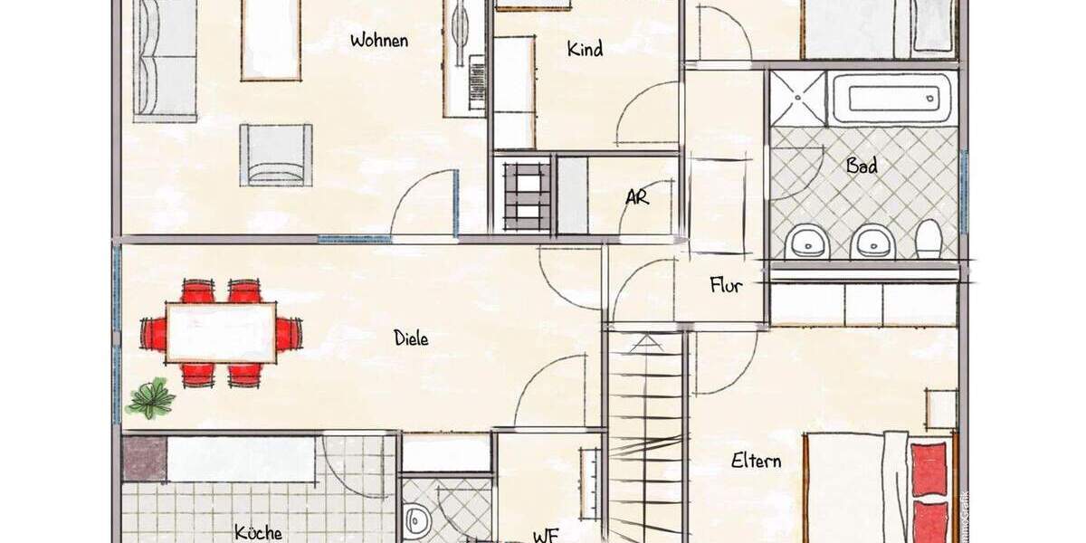Einfamilienhaus Weisendorf Reuth - 4 Zimmer, 101 m&sup2;, 330.000&euro; | Angebot:25671226