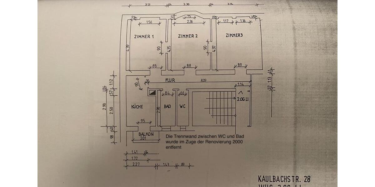Etagenwohnung Nürnberg Gärten hinter der Veste - 3 Zimmer, 76 m&sup2;, 330.000&euro; | Angebot:25843508