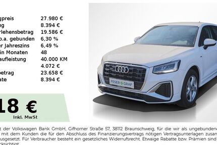 Audi Q2 51.800 km 27.980 &euro; Höchstadt an der Aisch 91315