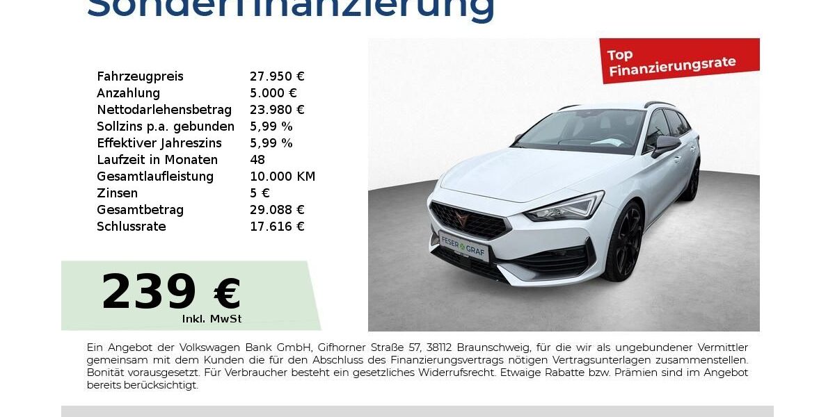 Cupra Leon 55.000 km 27.950 &euro; Roth 91154