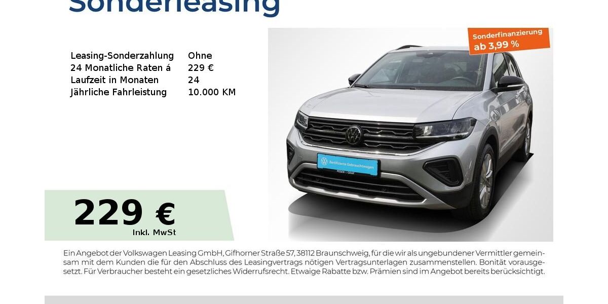 VW T-Cross 22.900 km 23.440 &euro; Forchheim 91301