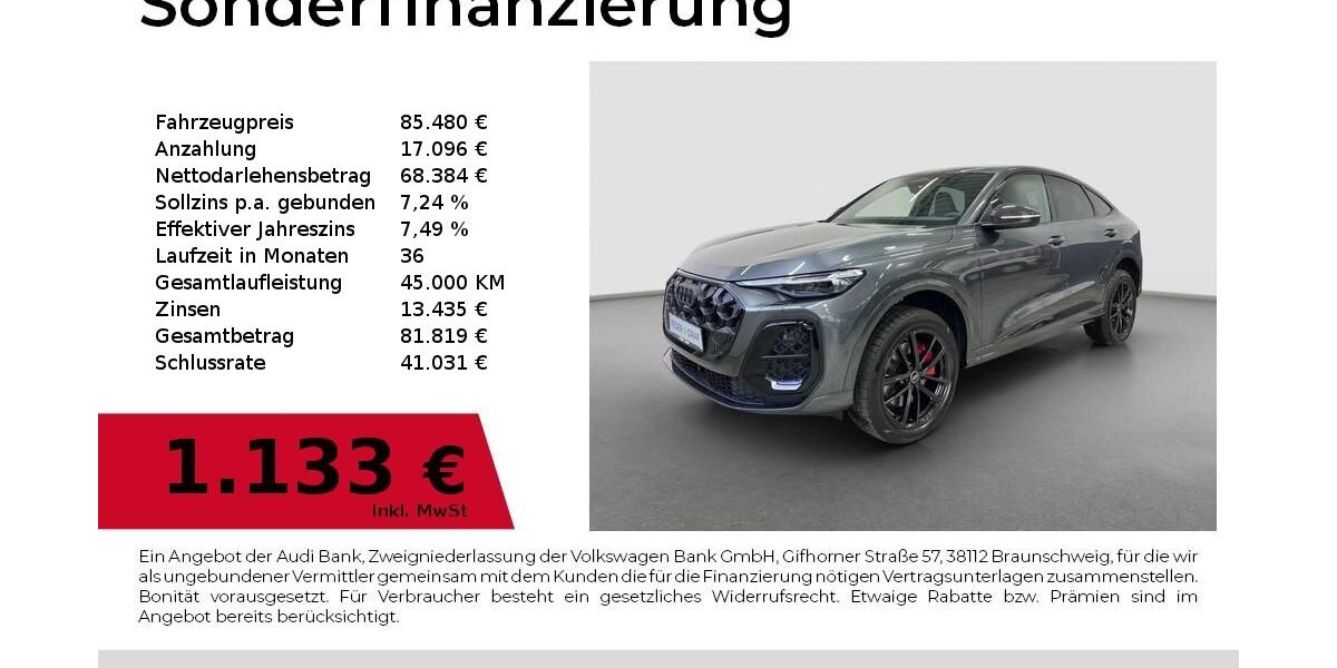 Audi Q5 4.900 km 85.480 &euro; Fürth 90763