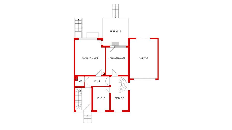 Einfamilienhaus Nürnberg Sankt Leonhard - 9 Zimmer, 210 m&sup2;, 629.000&euro; | Angebot:26476452