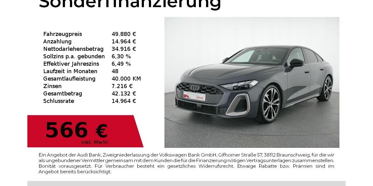 Audi A5 13.500 km 49.880 &euro; Nürnberg 90411