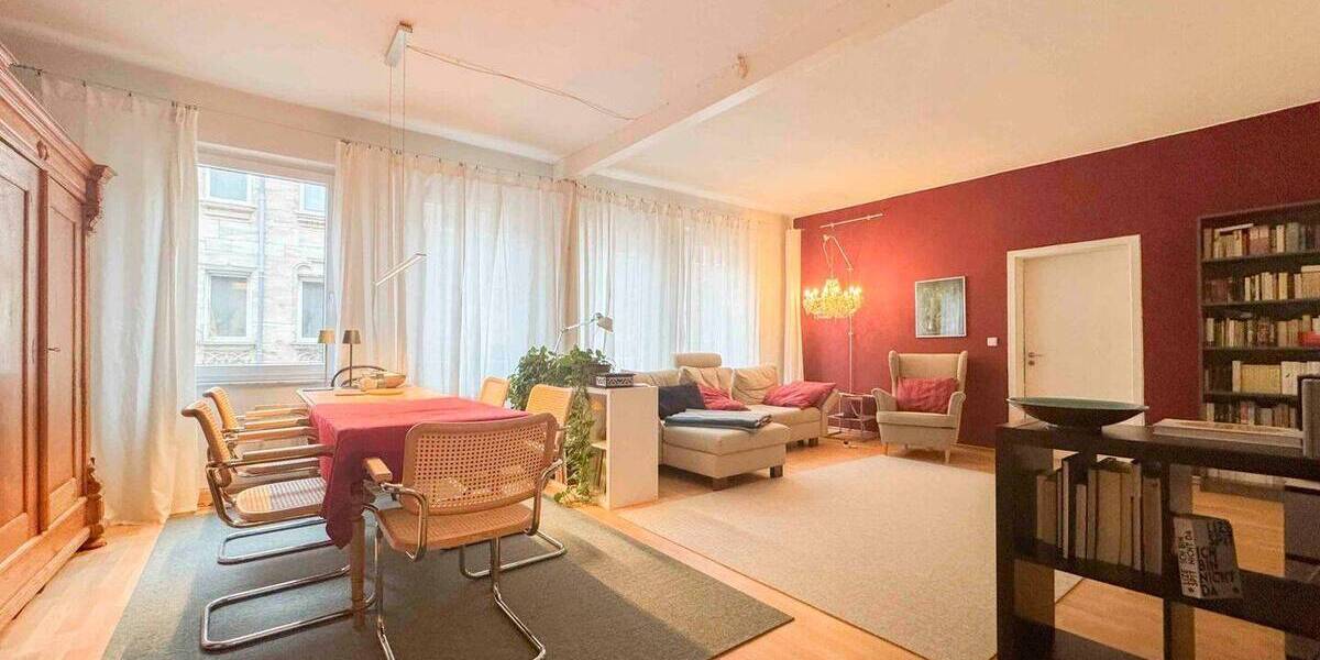 Etagenwohnung Nürnberg Gostenhof - 4 Zimmer, 111 m&sup2;, 395.000&euro; | Angebot:26016574