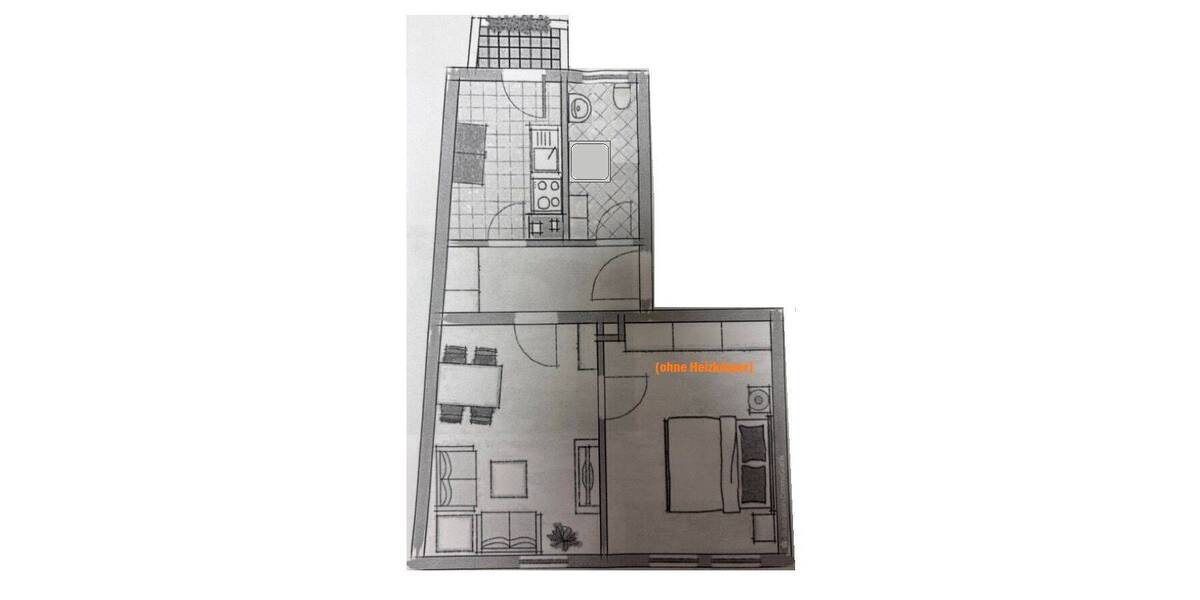 Etagenwohnung Nürnberg Sebald - 2 Zimmer, 44 m&sup2;, 600&euro; | Angebot:26202377