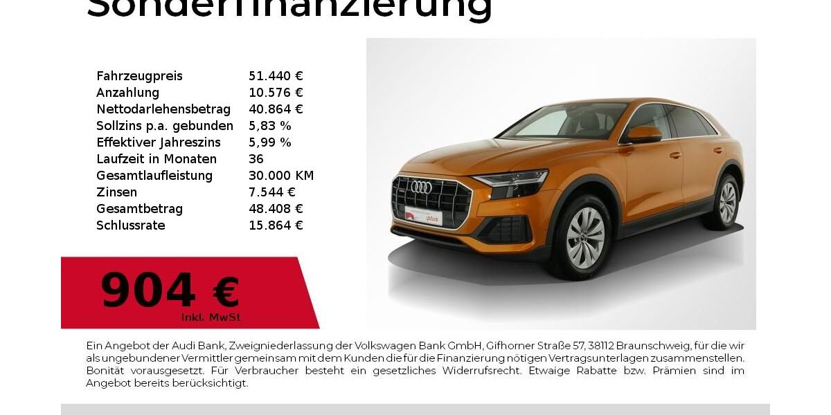 Audi Q8 88.338 km 51.440 &euro; Nürnberg 90441
