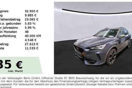 Cupra Formentor 23.550 km 32.440 &euro; Nürnberg 90431