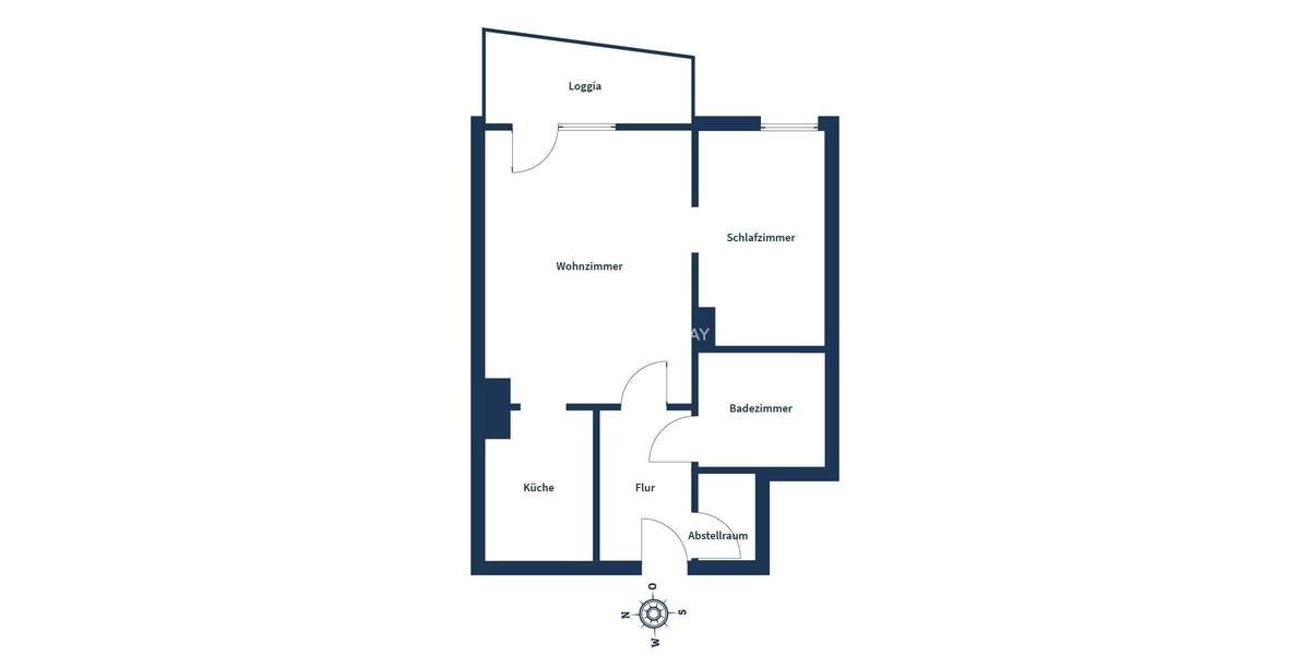 Etagenwohnung Spardorf - 1 Zimmer, 41 m&sup2;, 125.000&euro; | Angebot:25684268