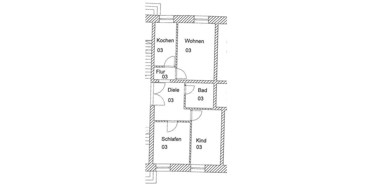 Erdgeschoßwohnung Nürnberg Falkenheim - 3 Zimmer, 66 m&sup2;, 225.000&euro; | Angebot:26579044