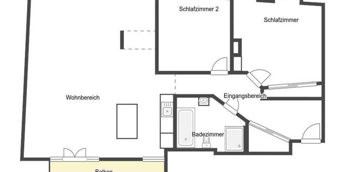 Etagenwohnung Nürnberg Sebald - 3 Zimmer, 100 m&sup2;, 449.000&euro; | Angebot:26569771