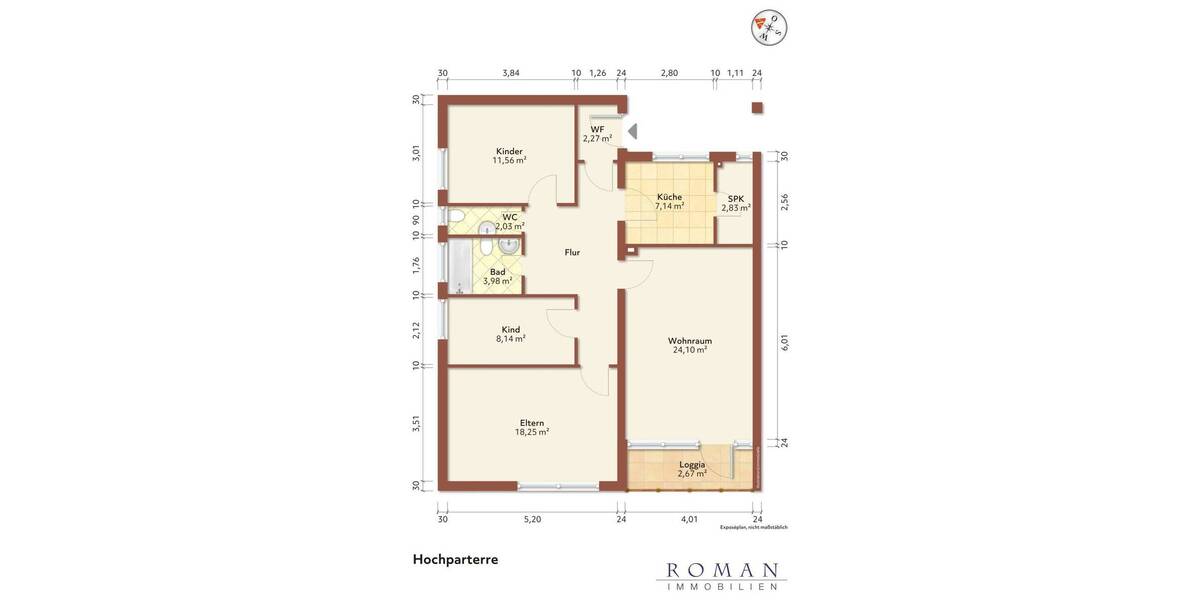 Etagenwohnung Nürnberg Schoppershof - 4 Zimmer, 95 m&sup2;, 250.000&euro; | Angebot:25996007