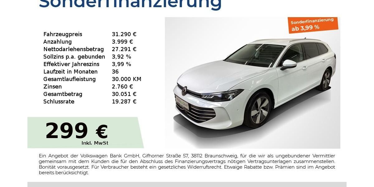 VW Passat 17.738 km 31.290 &euro; Fürth 90763