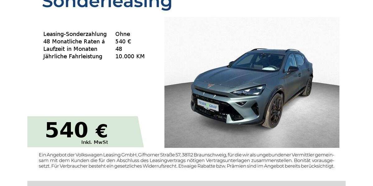 Cupra Formentor 11.700 km 46.950 &euro; Schwabach 91126