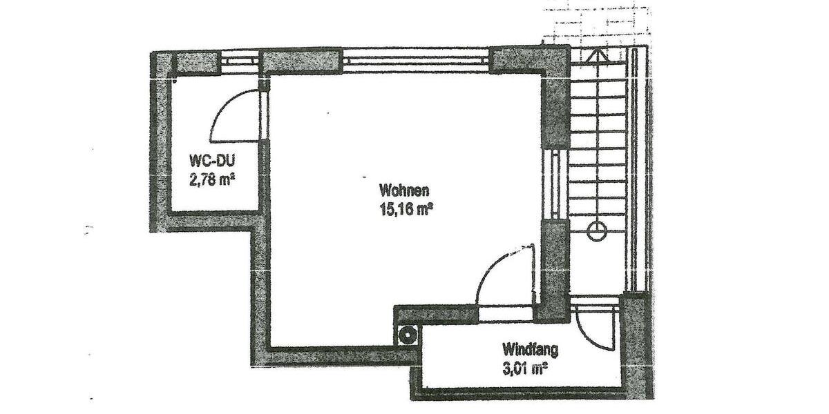 Etagenwohnung Erlangen Alterlangen - 1 Zimmer, 21 m&sup2;, 385&euro; | Angebot:26592826