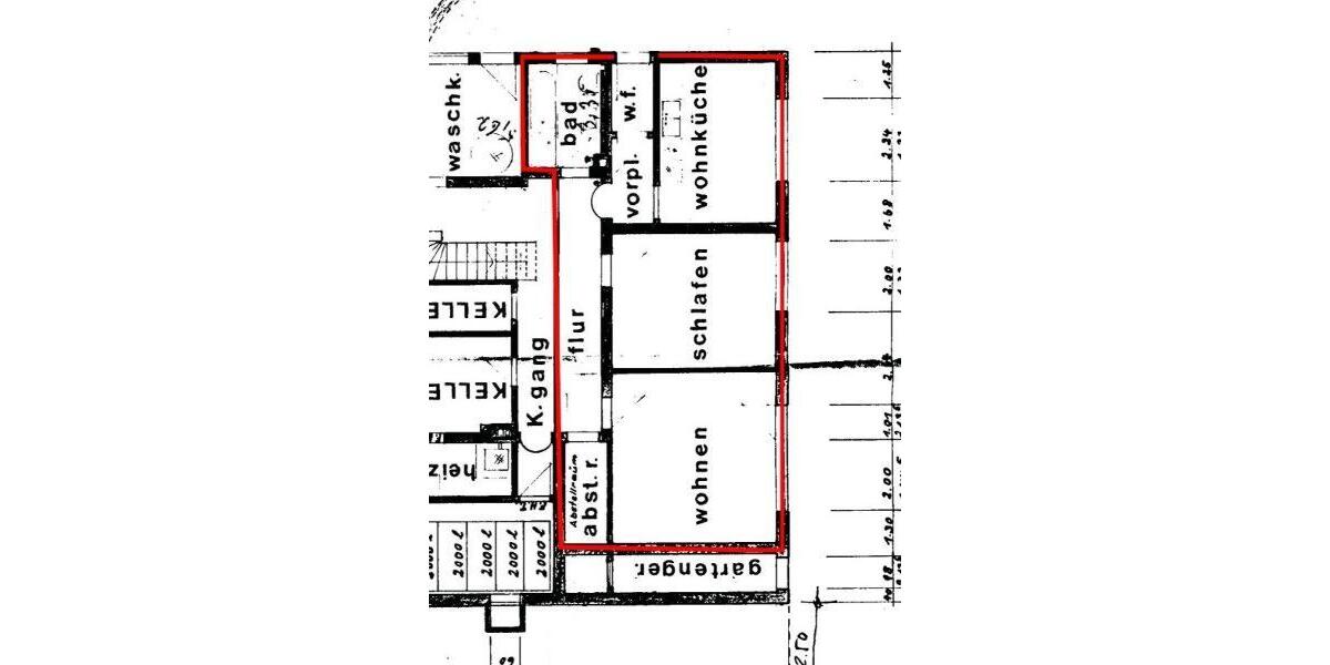 EBENERDIGE 2-Zi. Wohnung mit Garten in Adelsdorf OT - Etagenwohnung Adelsdorf OT | Angebot:27543946