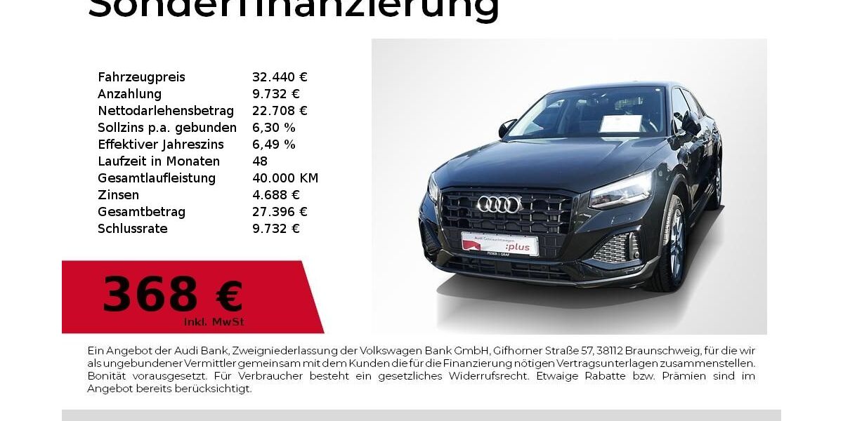 Audi Q2 6.450 km 31.420 &euro; Lauf an der Pegnitz 91207