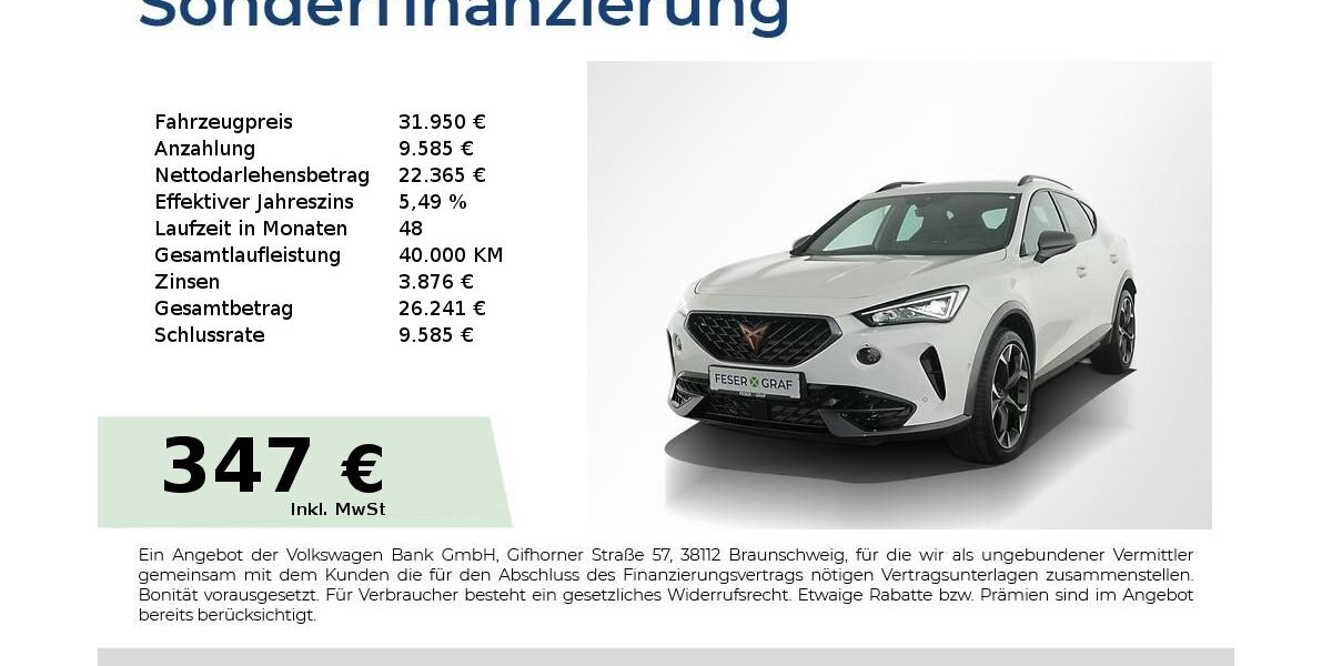 Cupra Formentor 24.350 km 31.950 &euro; Nürnberg 90441