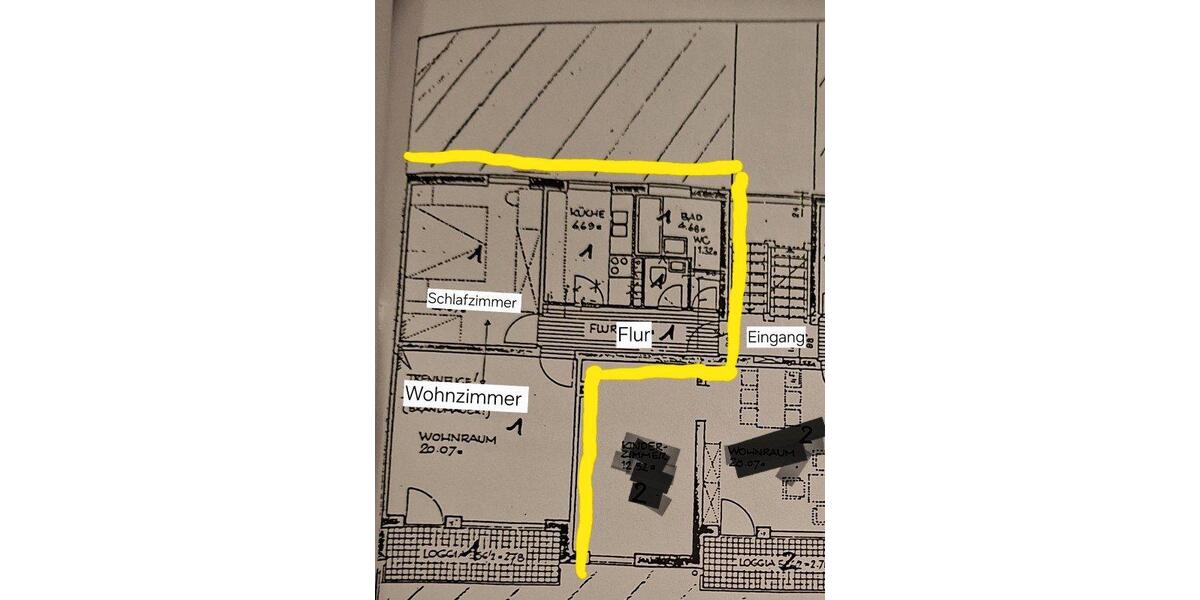 Erdgeschoßwohnung Nürnberg Herrnhütte - 2 Zimmer, 55 m&sup2;, 215.000&euro; | Angebot:27279464