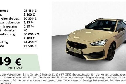 Cupra Leon 45.100 km 25.450 &euro; Schwabach 91126