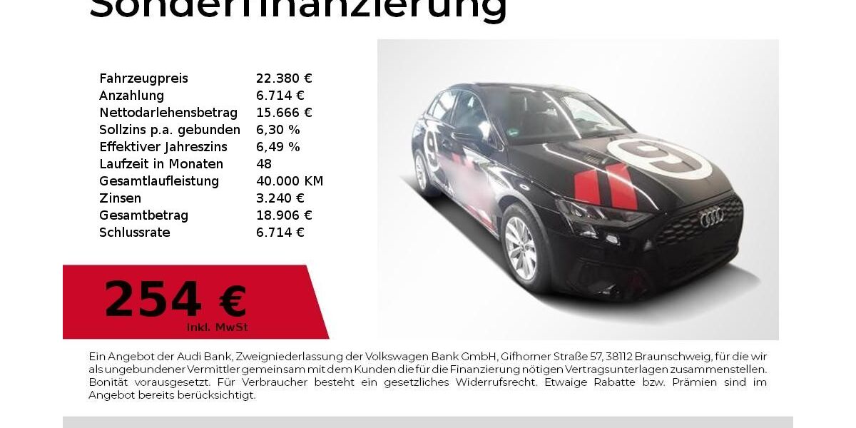 Audi A3 75.500 km 21.480 &euro; Nürnberg 90411