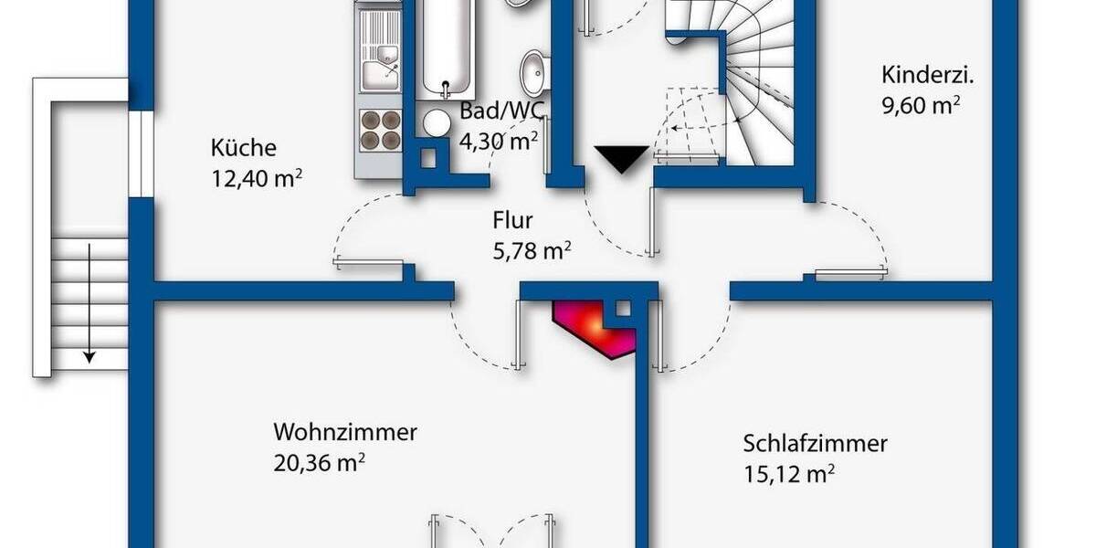 Doppelhaushälfte Rückersdorf Entensee - 6 Zimmer, 135 m&sup2;, 564.000&euro; | Angebot:25663611