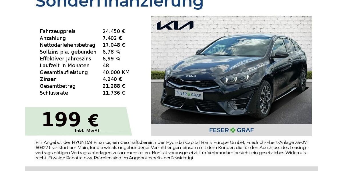 Kia pro ceed / ProCeed 31.412 km 24.450 &euro; Roth 91154
