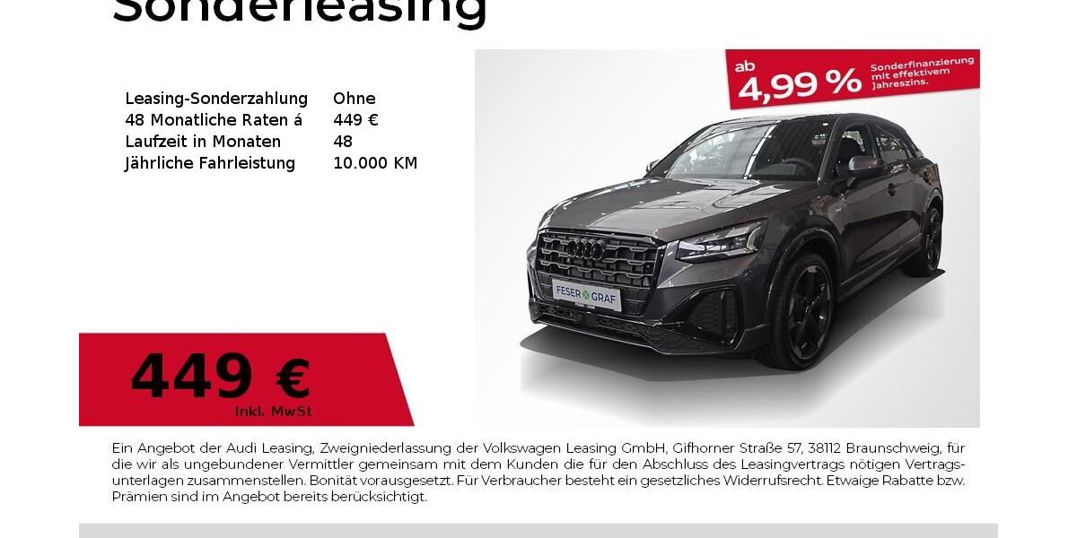 Audi Q2 6.500 km 37.980 &euro; Fürth 90763