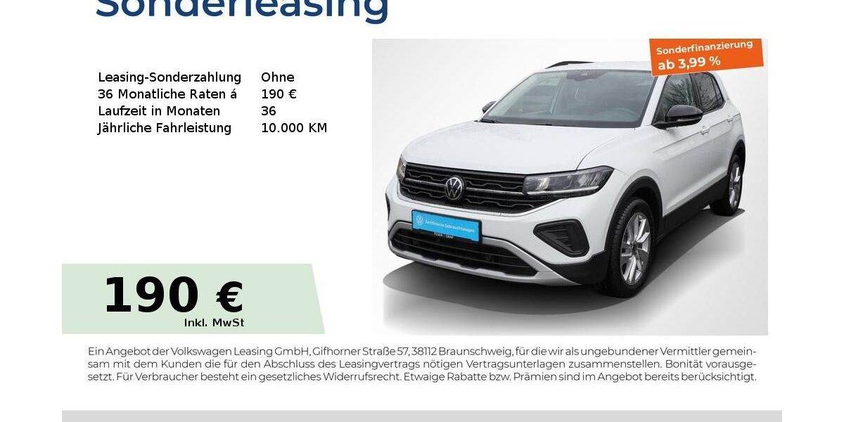 VW T-Cross 25.150 km 19.640 &euro; Forchheim 91301