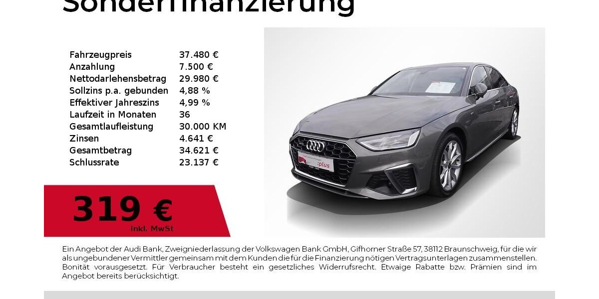 Audi A4 52.940 km 36.980 &euro; Lauf an der Pegnitz 91207