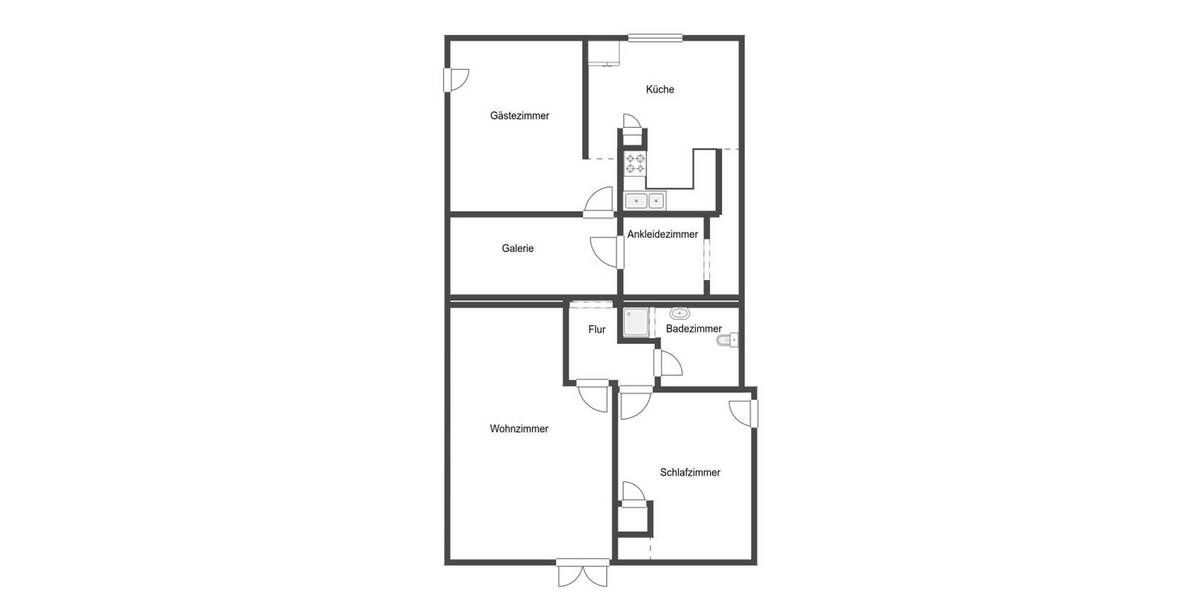 Etagenwohnung Obermichelbach - 3 Zimmer, 76 m&sup2;, 229.000&euro; | Angebot:26291026