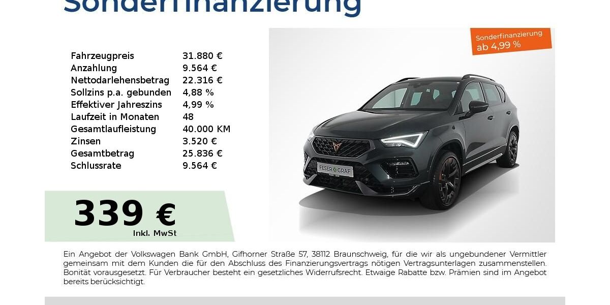 Cupra Ateca 35.850 km 30.890 &euro; Nürnberg 90441